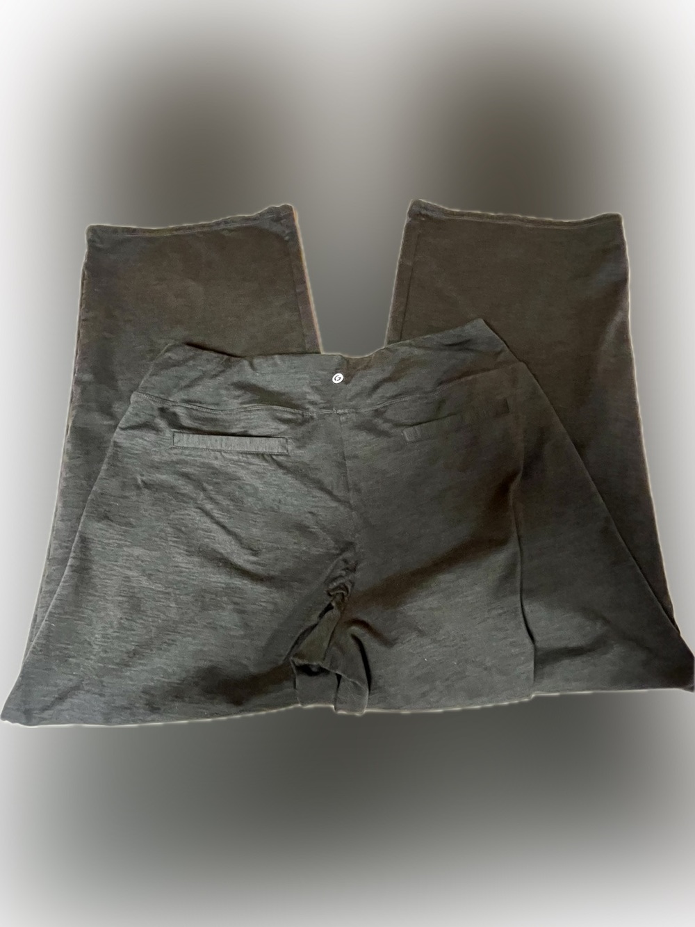 G4Free Charcoal Gray Heathered Wide Leg Yoga Pants Lounge Trousers Size XL